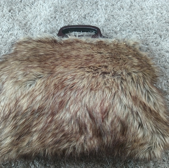 Dee Oceleppo Hilfiger Monaco Bag Ostrich Leather Lynx Fur
